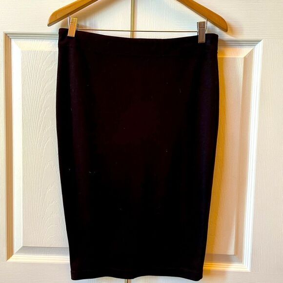 BLACK FOREVER 21 PENCIL SKIRT PLUS SIZE XL EUC - Picture 1 of 4